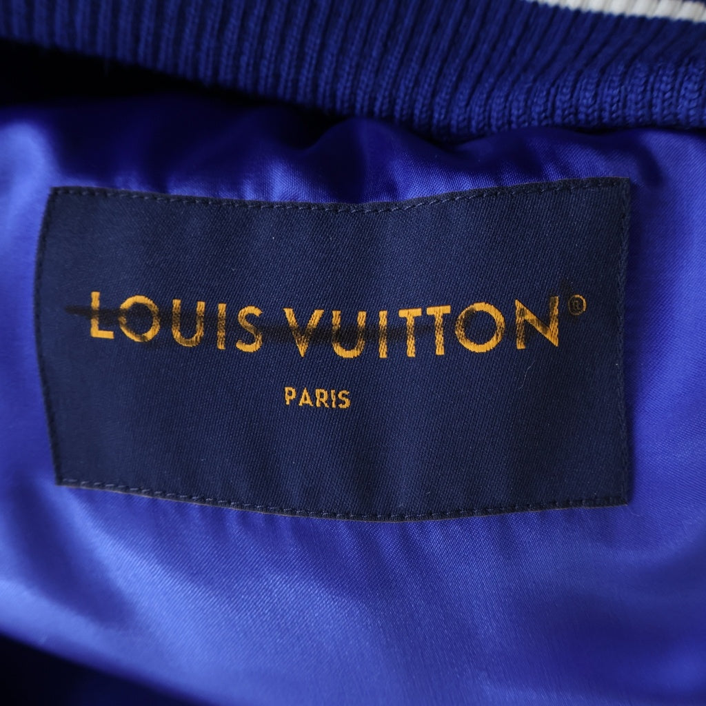 LOUIS VUITTON(ルイヴィトン) 23AW 袖レザー切替 バーシティジャケット