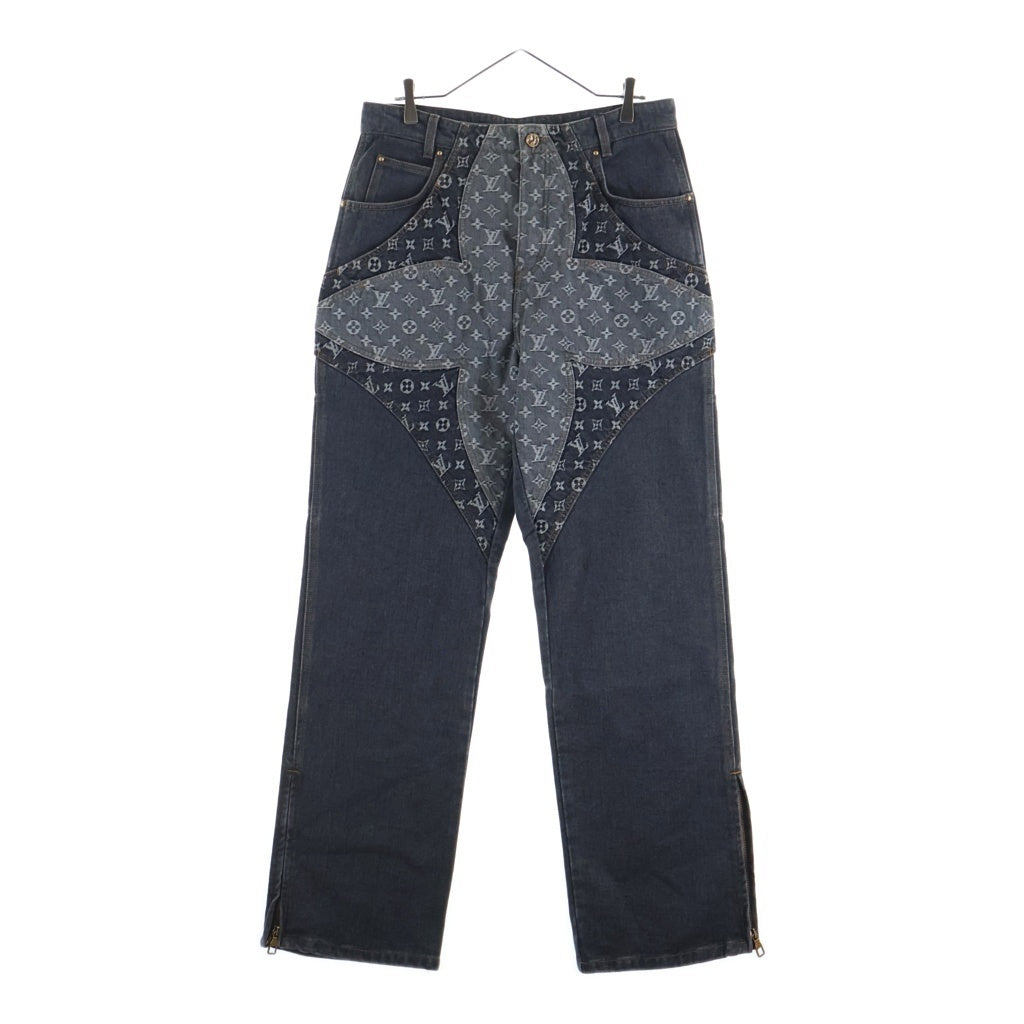 LOUIS VUITTON(ルイヴィトン) 23AW monogram flower denim pants RM232 Y92 HPD92W モノグラム フラワー デニムパンツ ブラック