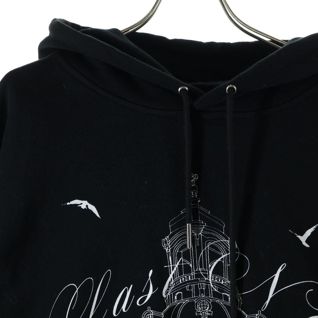 LAST NEST(ラスト ネスト) Cathedral Logo Hoodie カテドラル グラフィック ロゴ プルオーバーフーディー パーカー ブラック