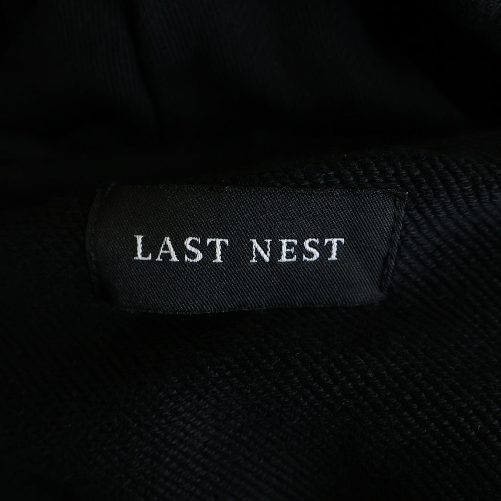 LAST NEST(ラスト ネスト) Cathedral Logo Hoodie カテドラル グラフィック ロゴ プルオーバーフーディー パーカー ブラック