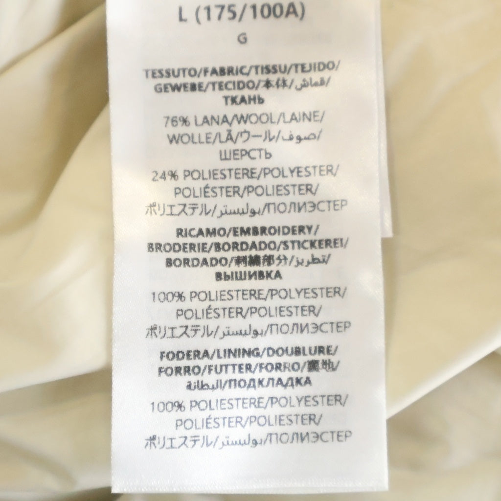 GUCCI(グッチ) Ivory Teddy Sweatshirt 795146 XJGRM ロゴ刺繍 プルオーバーフリースパーカー フーディ アイボリー