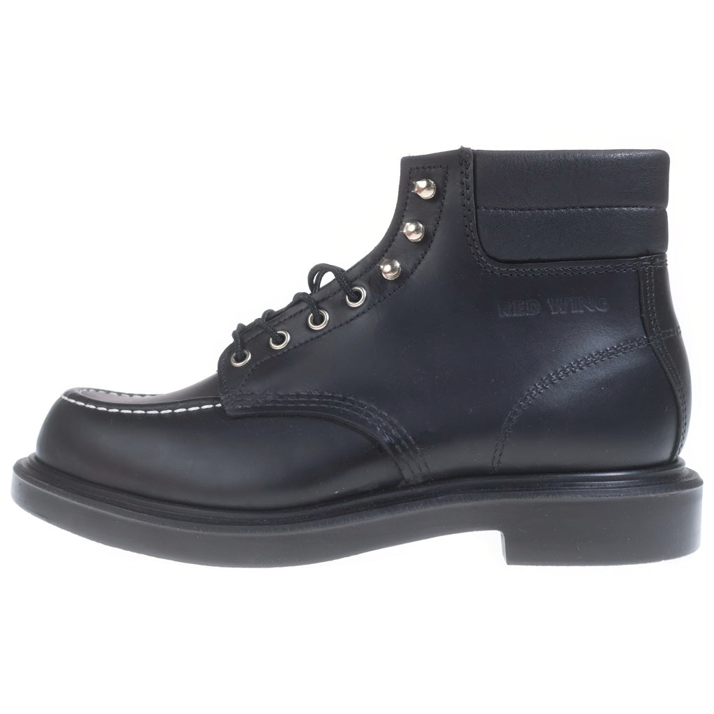 RED WING(レッド ウイング) 8133 SuperSole 6-inch Moc Black Chrome スーパーソール モックトゥ レザーブーツ ブラック US9.5/27.5cm