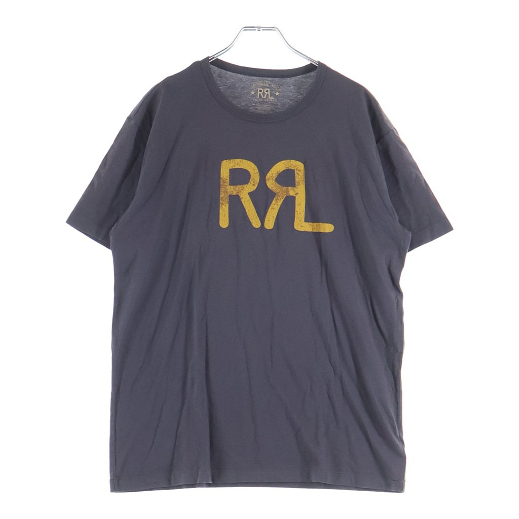 RRL(ダブルアールエル) Ranch Logo Tee Charcoal 半袖Tシャツ グレー