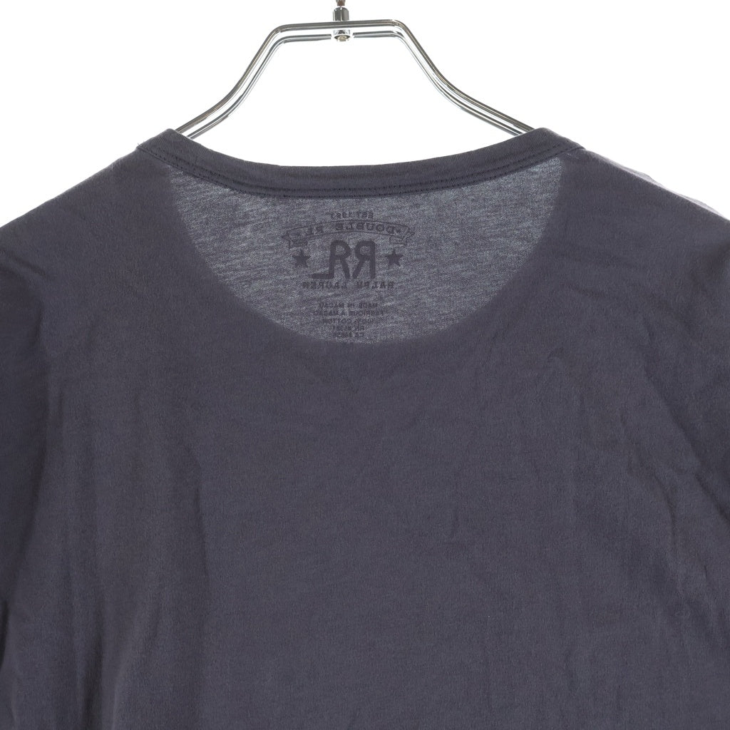 RRL(ダブルアールエル) Ranch Logo Tee Charcoal 半袖Tシャツ グレー