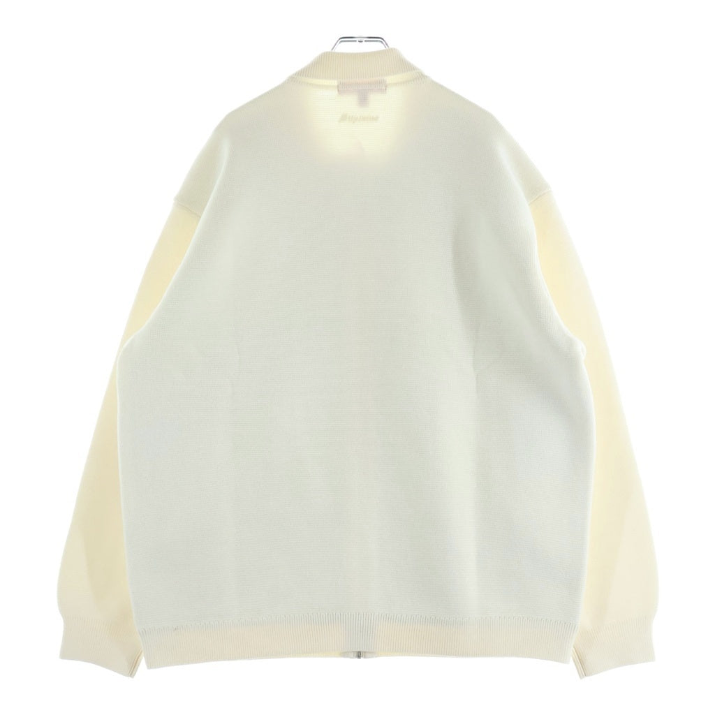 SUPREME(シュプリーム) 25AW Studded Suede Zip Up Cardigan Multicolor スタッズ スウェードジップアップ カーディガン アイボリー