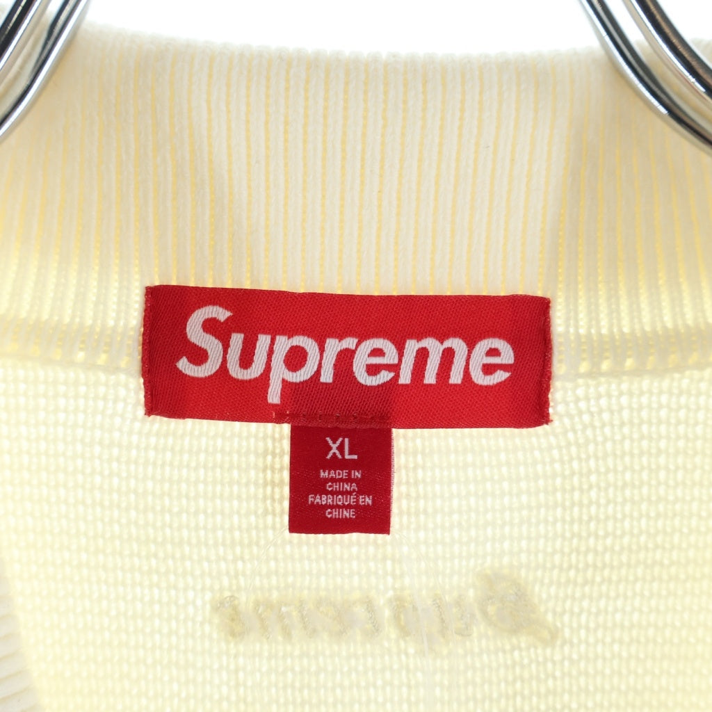 SUPREME(シュプリーム) 25AW Studded Suede Zip Up Cardigan Multicolor スタッズ スウェードジップアップ カーディガン アイボリー