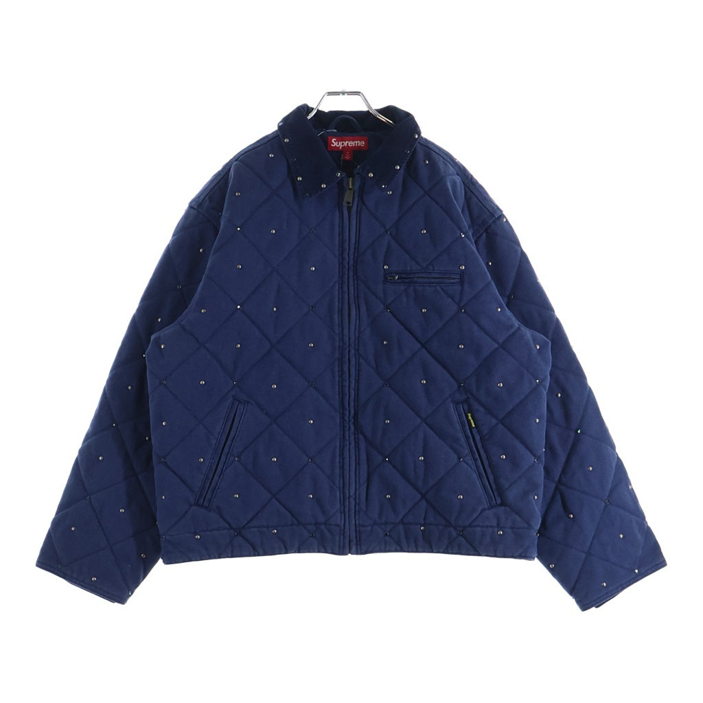 SUPREME(シュプリーム) 25AW?B.B.Simon Quilted Work Jacket Navy B.Bサイモン キルティング スタッズワークジャケット ネイビー