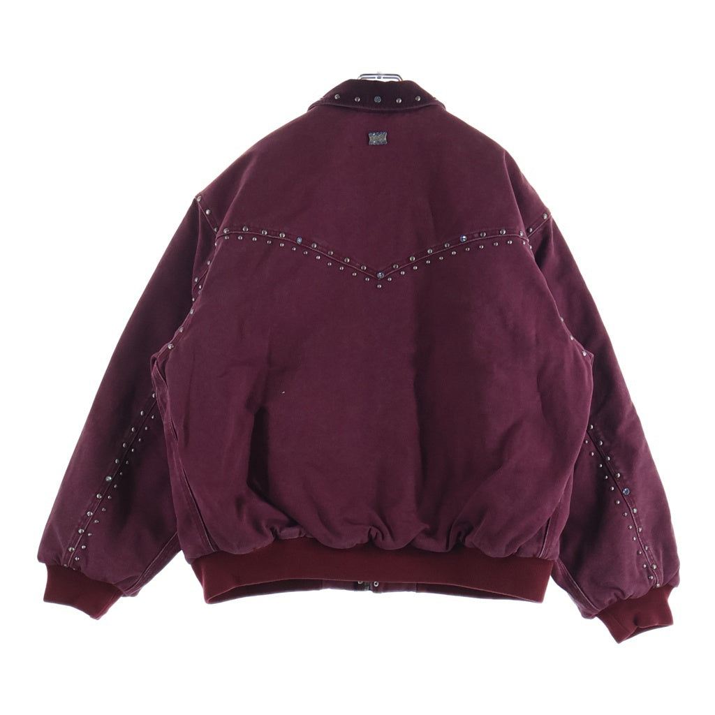 SUPREME(シュプリーム) 24AW B.B. Simon Studded Work Jacket Burgundy? B.B.サイモン スタッズワークジャケット バーガンディ