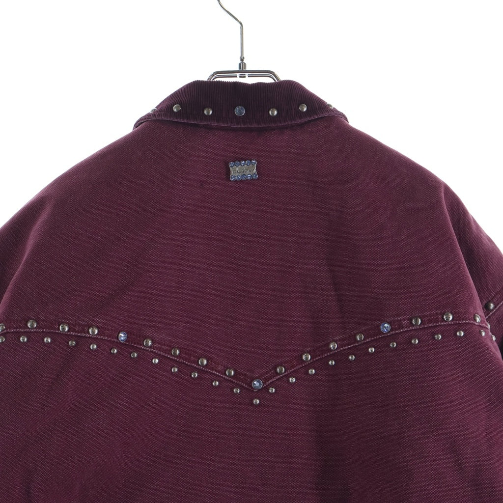 SUPREME(シュプリーム) 24AW B.B. Simon Studded Work Jacket Burgundy? B.B.サイモン スタッズワークジャケット バーガンディ