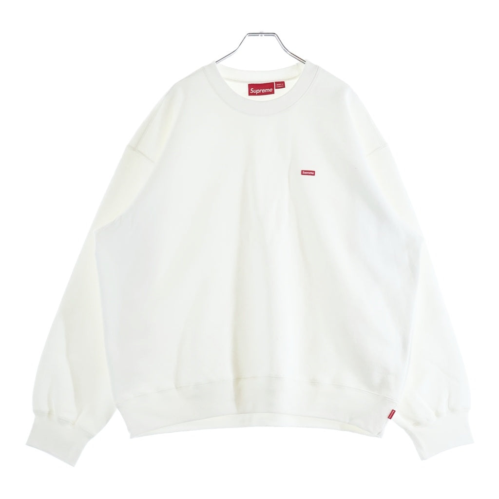 SUPREME(シュプリーム) 24AW Small Box Crewneck White スモールボックスロゴ クルーネックスウェットトレーナー ホワイト