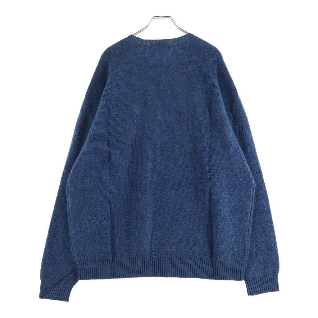 SUPREME(シュプリーム) 24AW Terry Small Box Sweater Blue テリー スモールボックスロゴ クルーネックニットセーター ブルー
