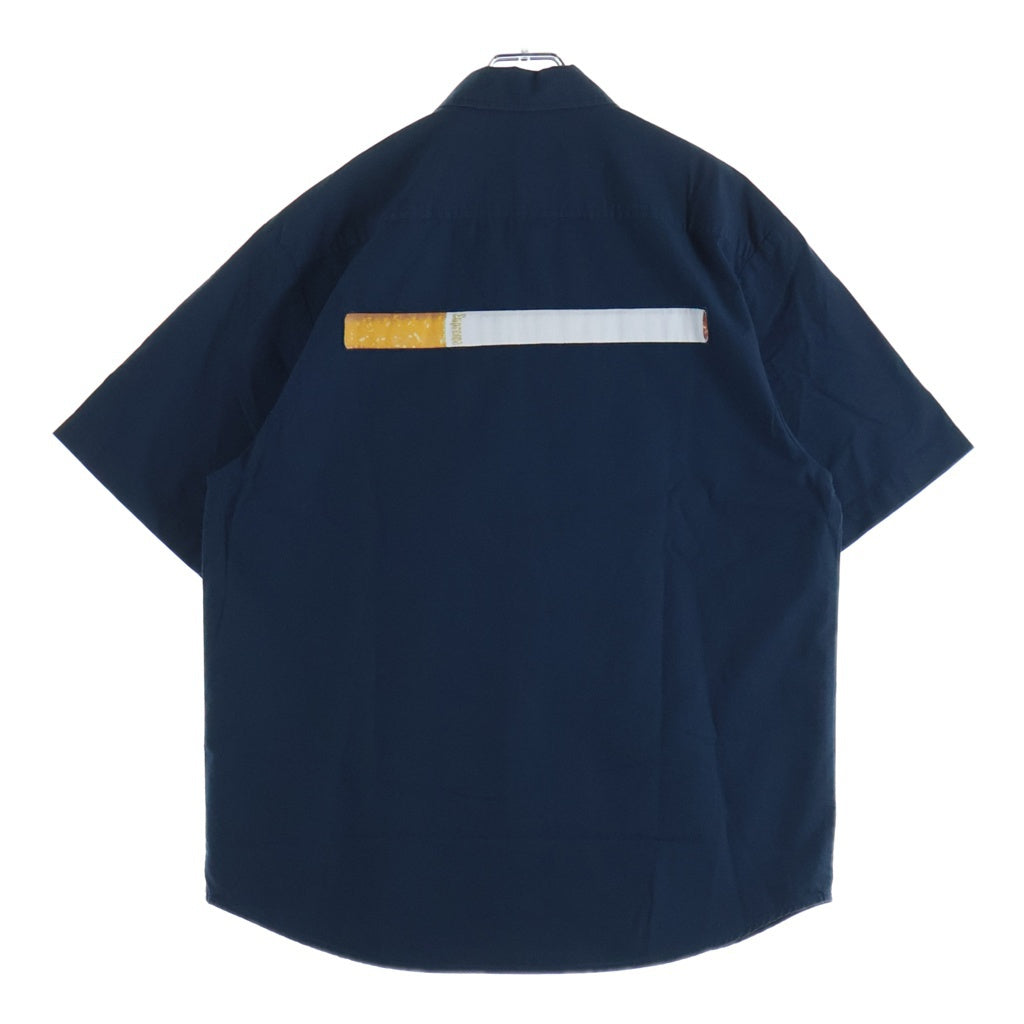 SUPREME(シュプリーム) 26SS Cigarette S/S Shirt Navy シガレット 半袖シャツ ネイビー