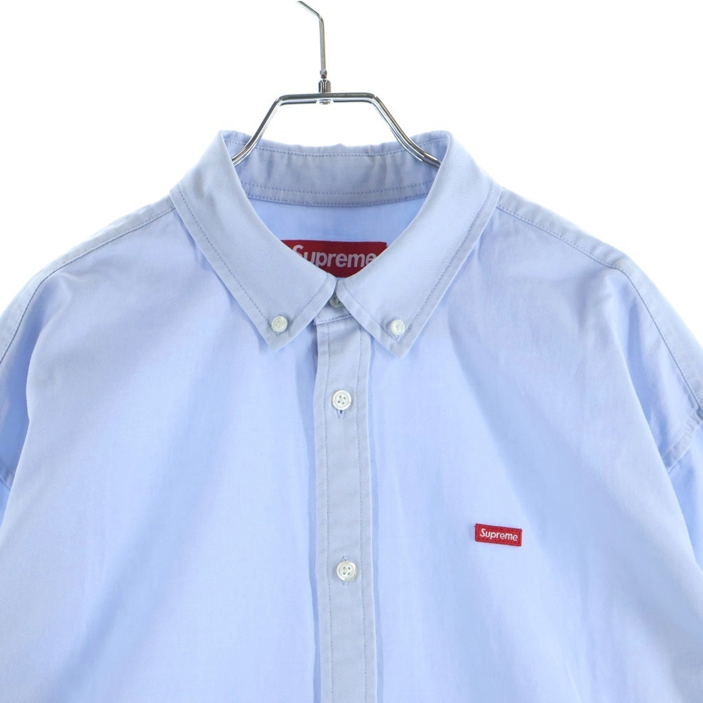SUPREME(シュプリーム) 26SS Small Box Shirt Light Blue スモールボックスロゴ 長袖シャツ ブルー