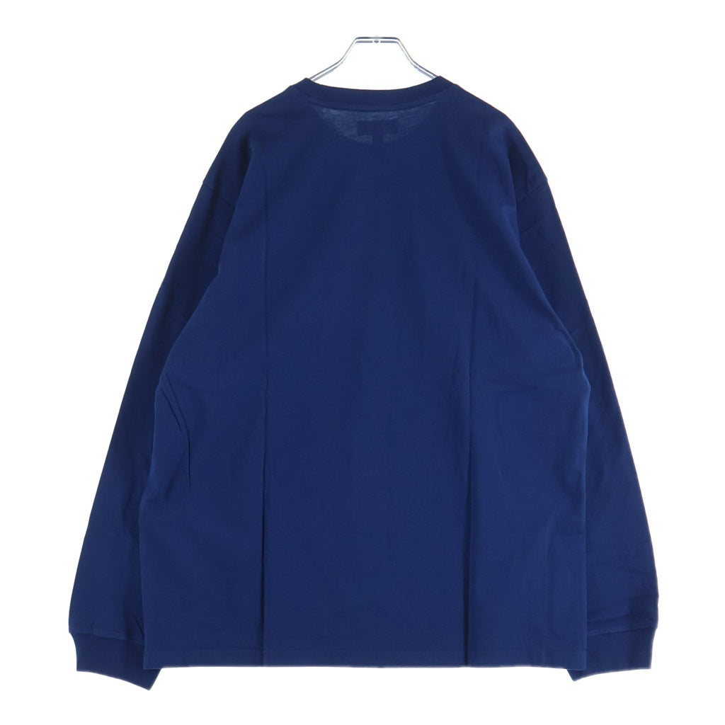 SUPREME(シュプリーム) 24AW Small Box L/S Tee Dark Royal スモールボックスロゴ 長袖Tシャツ ロンT ネイビー