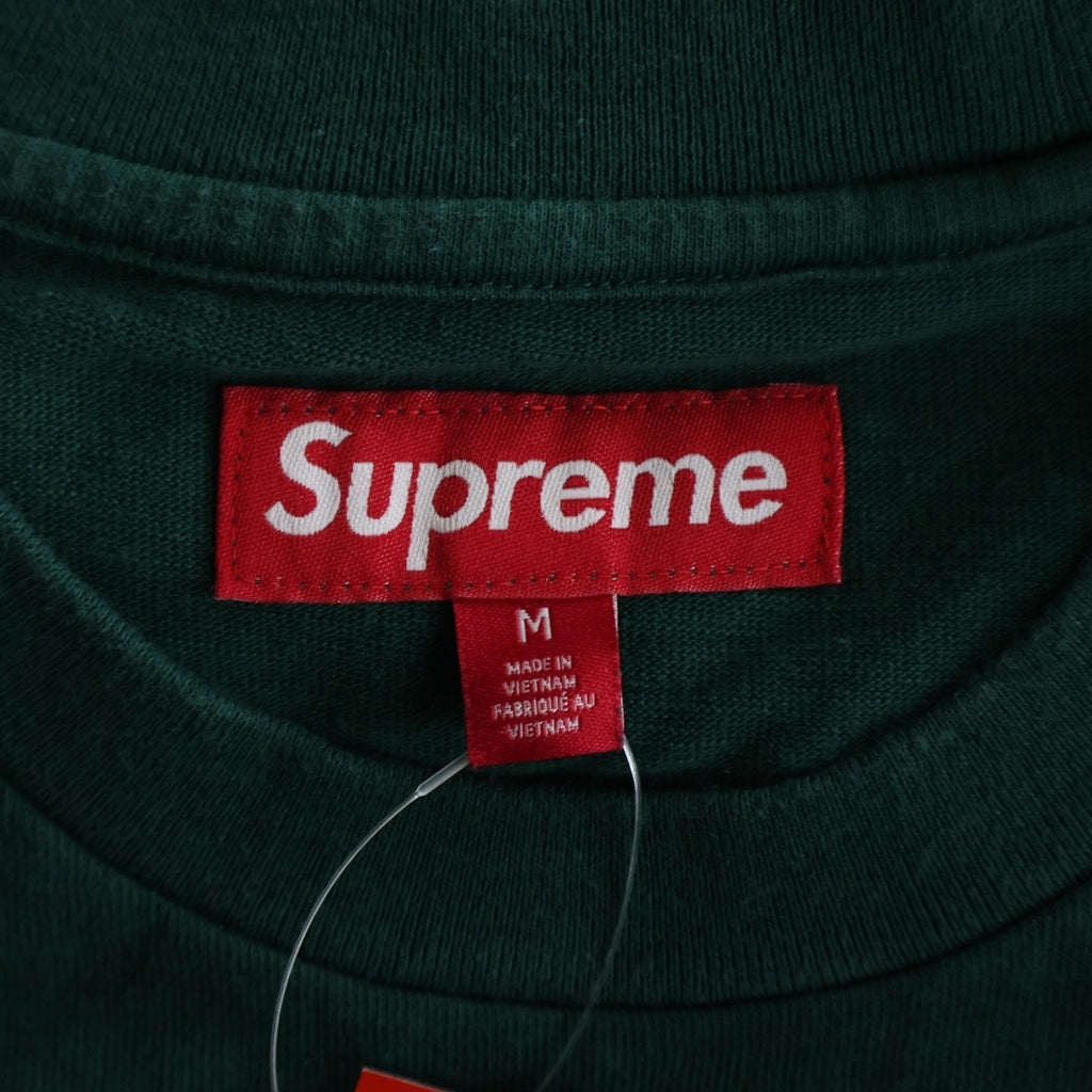 SUPREME(シュプリーム) 25AW Collegiate Appliqu? S/S Top Green カレッジ アップリケ 半袖Tシャツ グリーン