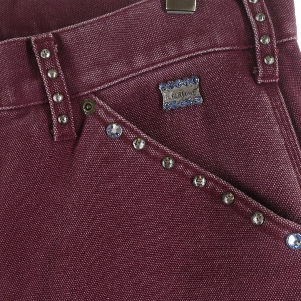 SUPREME(シュプリーム) 24AW B.B. Simon Studded Double Knee Painter Pant Burgundy B.B.サイモン スタッズ ダブルニー ペインターパンツ バーガンディ