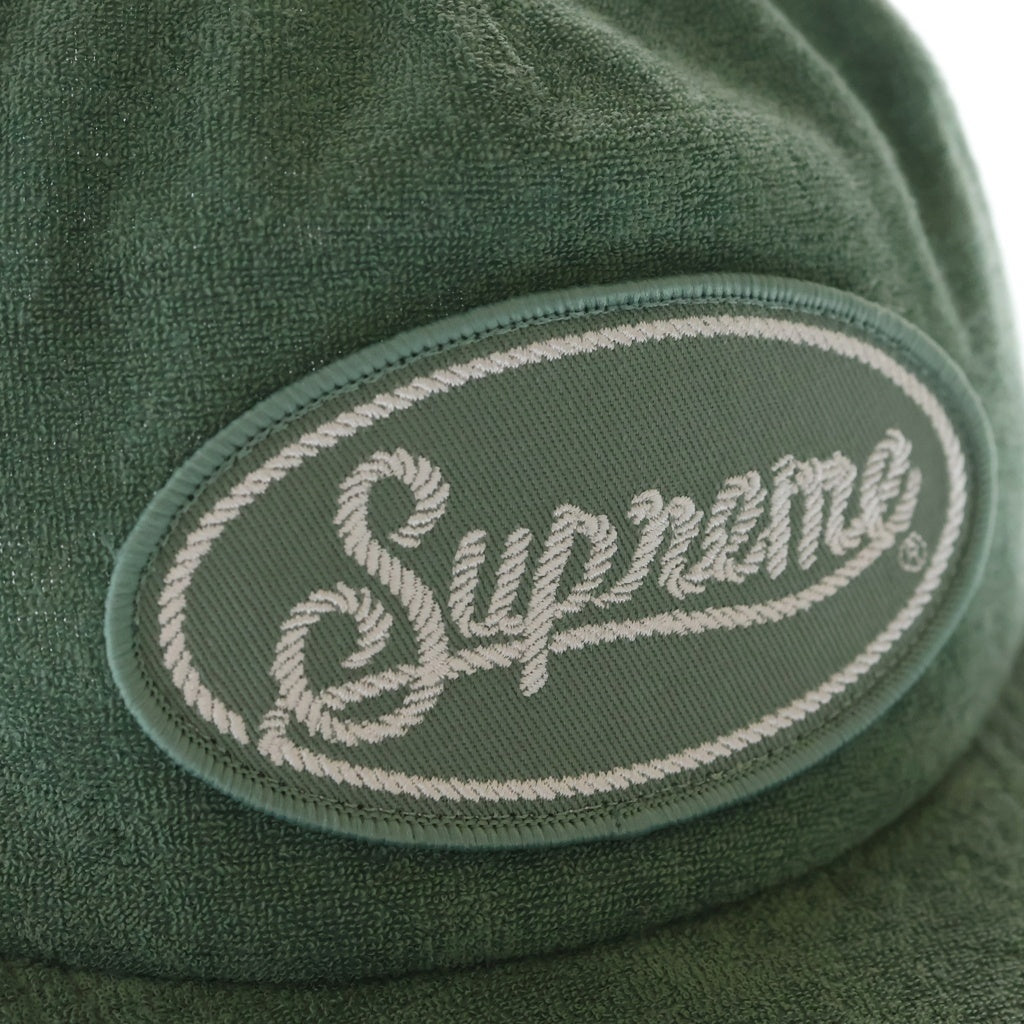 SUPREME(シュプリーム) 24SS Terry Mesh Back 5-Panel Work Teal テリー メッシュ 5パネルキャップ 帽子 グリーン