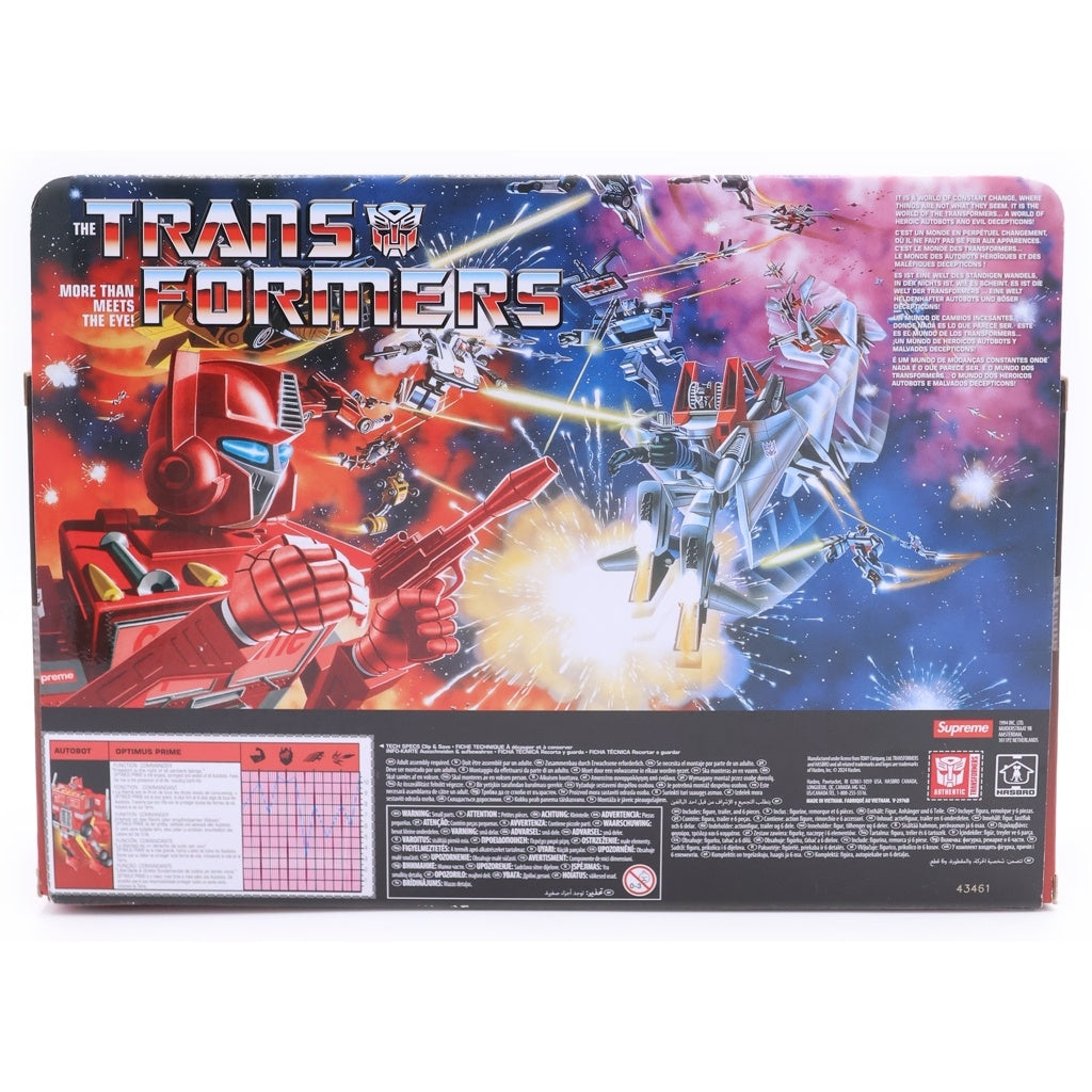 SUPREME(シュプリーム) 25SS Transformers G1 Optimus Prime Figure Red トランスフォーマー オプティマスプライム フィギュア レッド