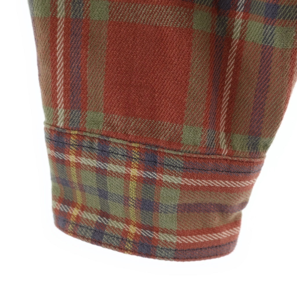 RRL(ダブルアールエル) Check Twill Work Shirt Red/Blue/Green 長袖チェックシャツ ワークシャツ マルチ