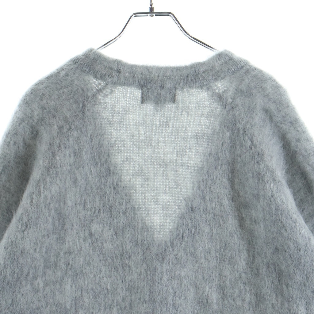 SCHOTT(ショット) MOHAIR KNIT CARDIGAN Grey モヘアニットカーディガン グレー
