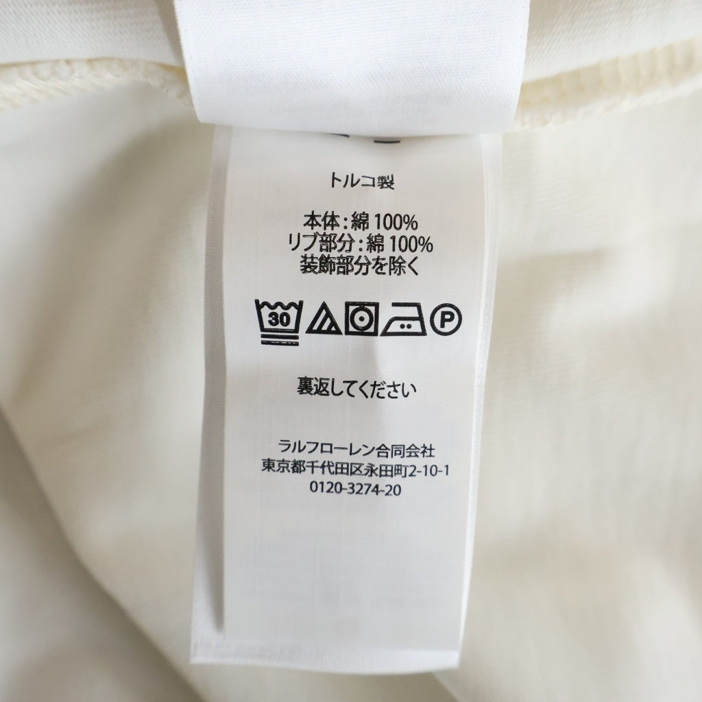 RRL(ダブルアールエル) Relax Fit Heavyweight Jersey Tee Warm White ヘビーウェイト 半袖Tシャツ ホワイト