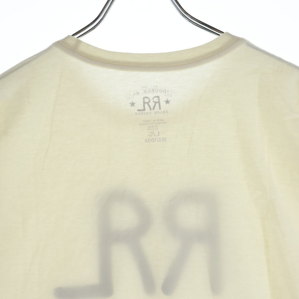 RRL(ダブルアールエル) Ranch Logo Tee White 半袖Tシャツ ホワイト