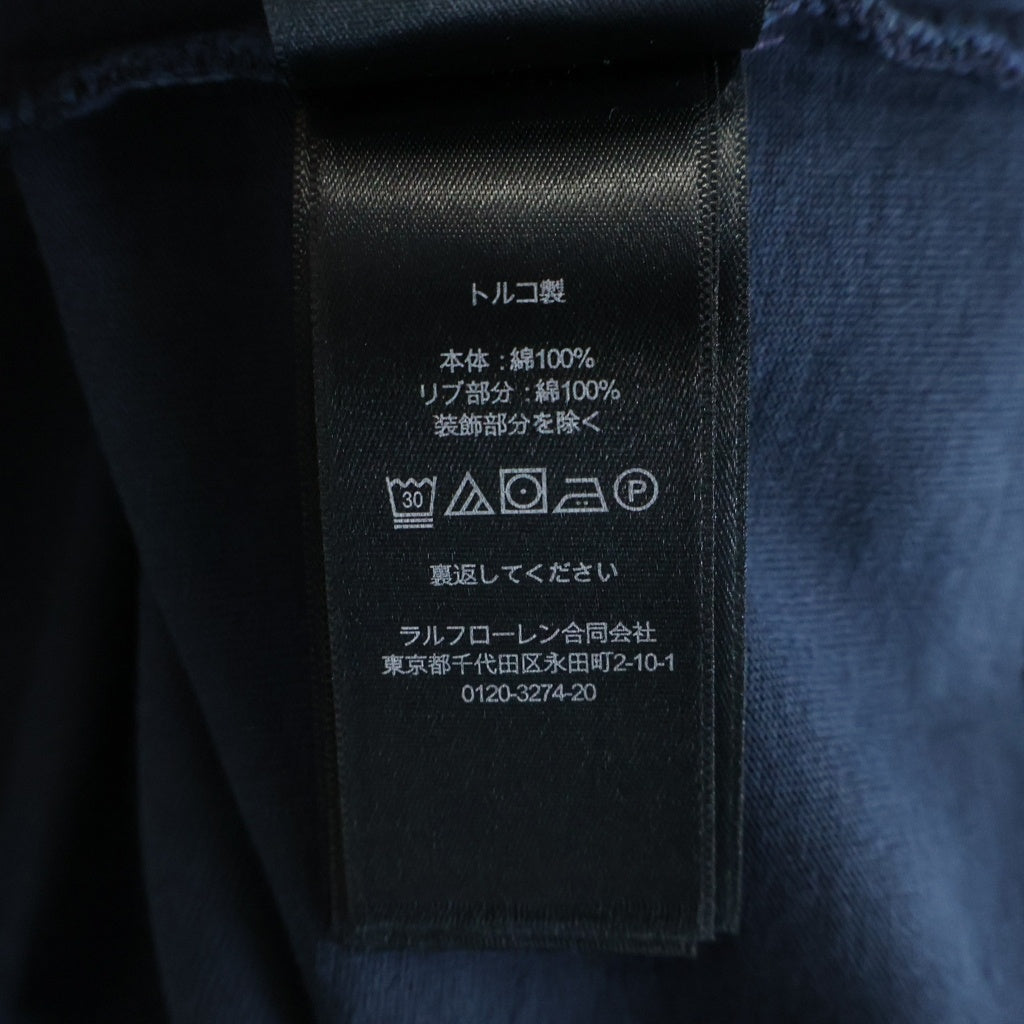 RRL(ダブルアールエル) Relax Fit Heavyweight Jersey Tee Dark Navy ヘビーウェイト 半袖Tシャツ ネイビー