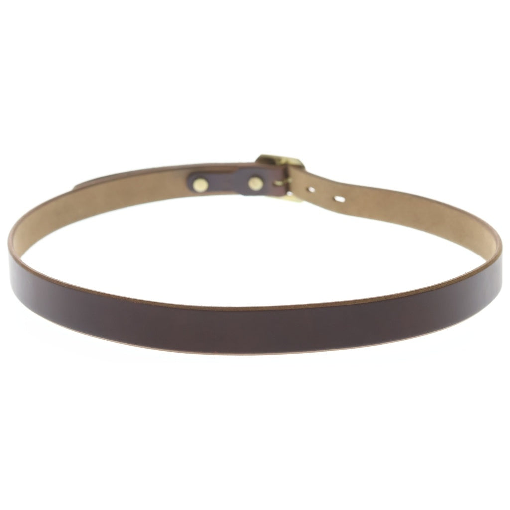 SCHOTT(ショット) PERFECT BELT NARROW Brown パーフェクト ナロー レザーベルト ブラウン 3129046