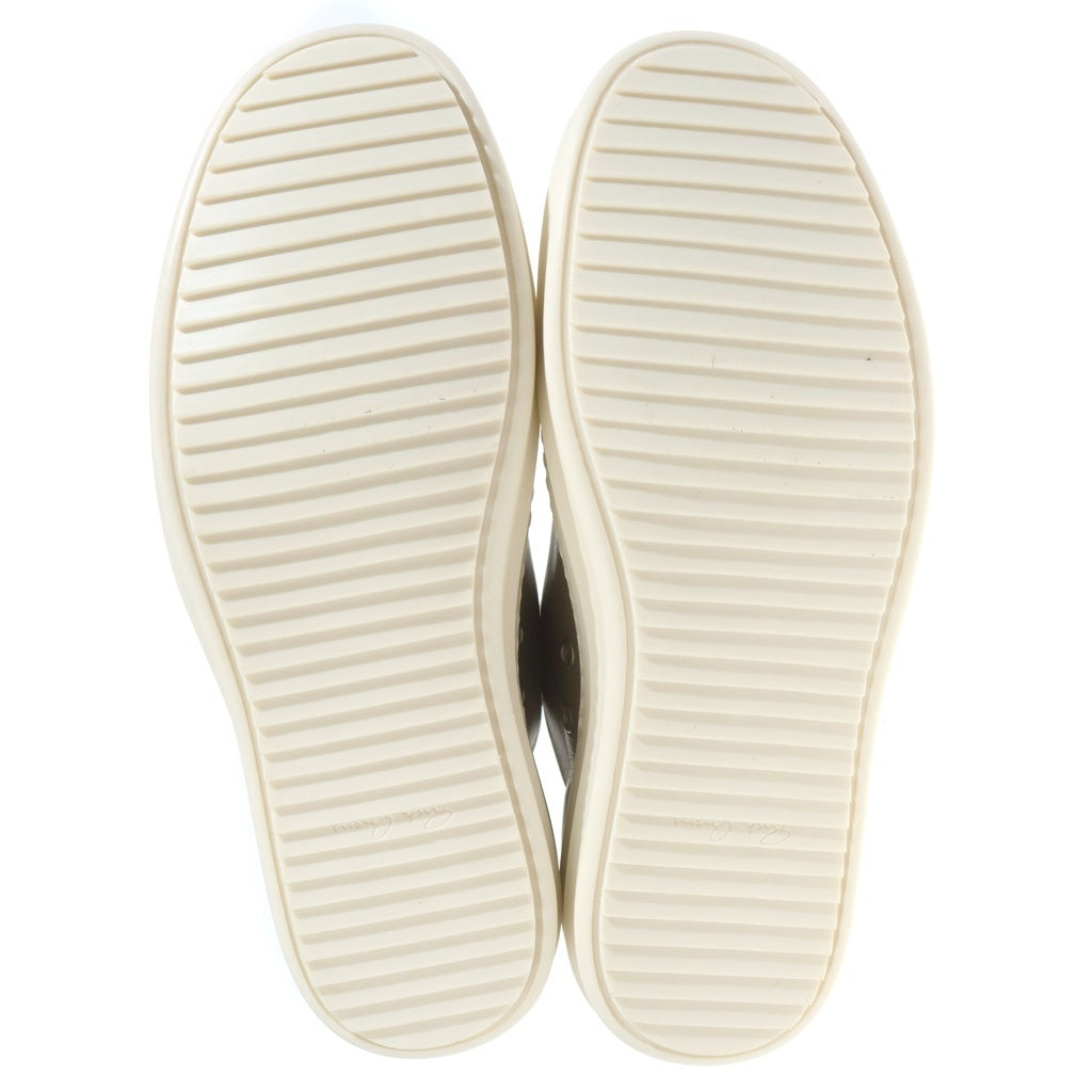 Rick Owens(リックオウエンス) LOW SNEAKS メタリック レザー