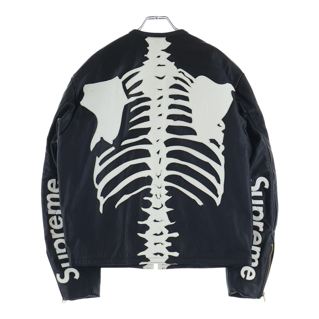 SUPREME(シュプリーム) 17AW Vanson Leather Bones Jacket バンソン ボーン レザージャケット ブルゾン ブラック
