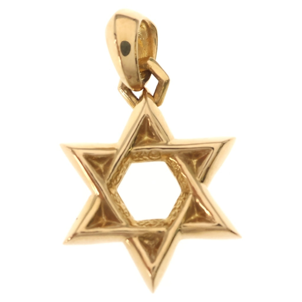 CHROME HEARTS(クロムハーツ) 22K STAR OF DAVID PENDANT P D スターオブダビデ パヴェダイヤモンド ペンダントトップ ゴールド