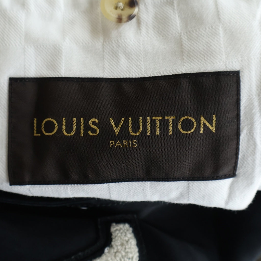 LOUIS VUITTON(ルイヴィトン) 10SS Stadium Jacket レーヨン スタジアムジャケット スタジャン ブラック RM101M MQBS11ST6