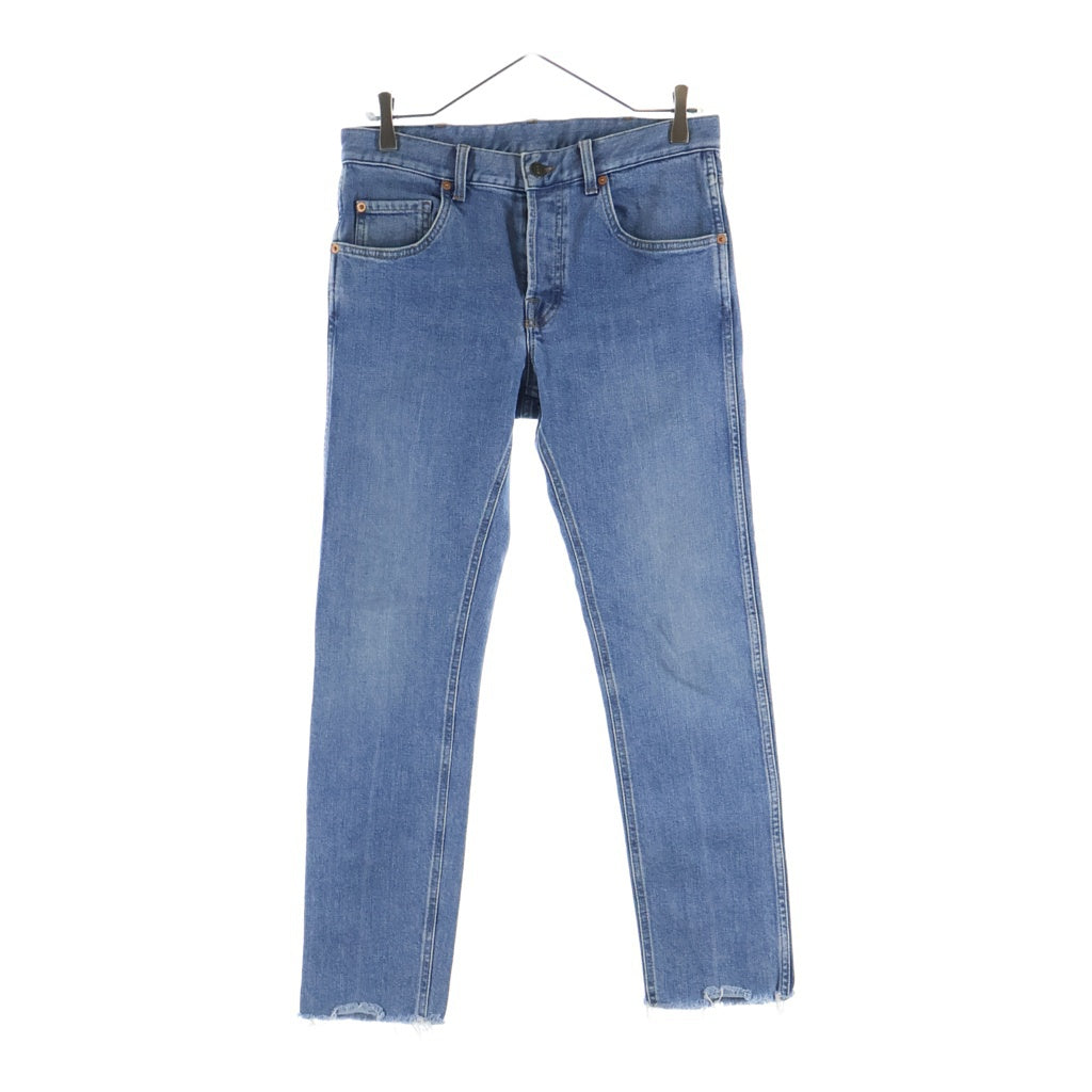 GUCCI(グッチ) Stretch Denim Pants ボタンフライ ストレッチデニムパンツ ジーンズ インディゴ 681284 XDBP7
