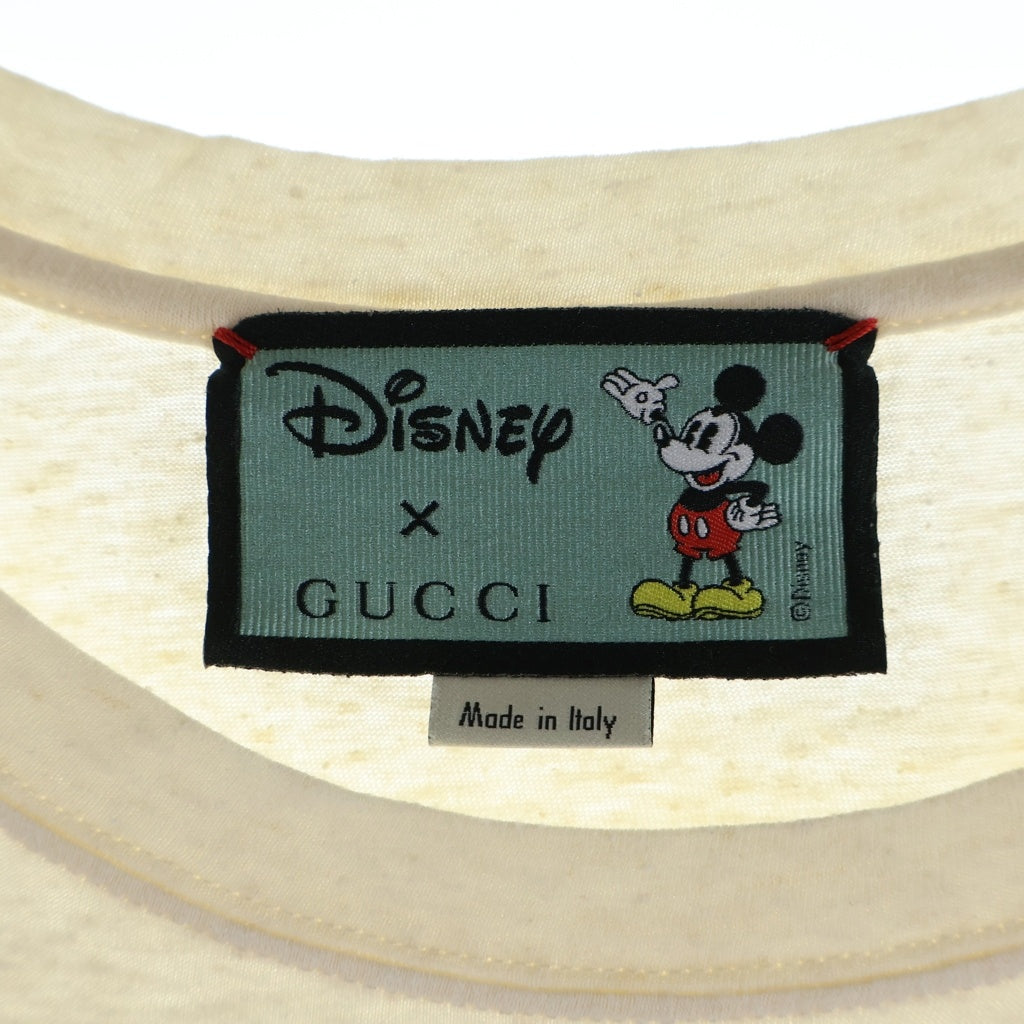 GUCCI(グッチ) ×Disney T-Shirt ディズニー 半袖Tシャツ アイボリー 604176 XJB6T