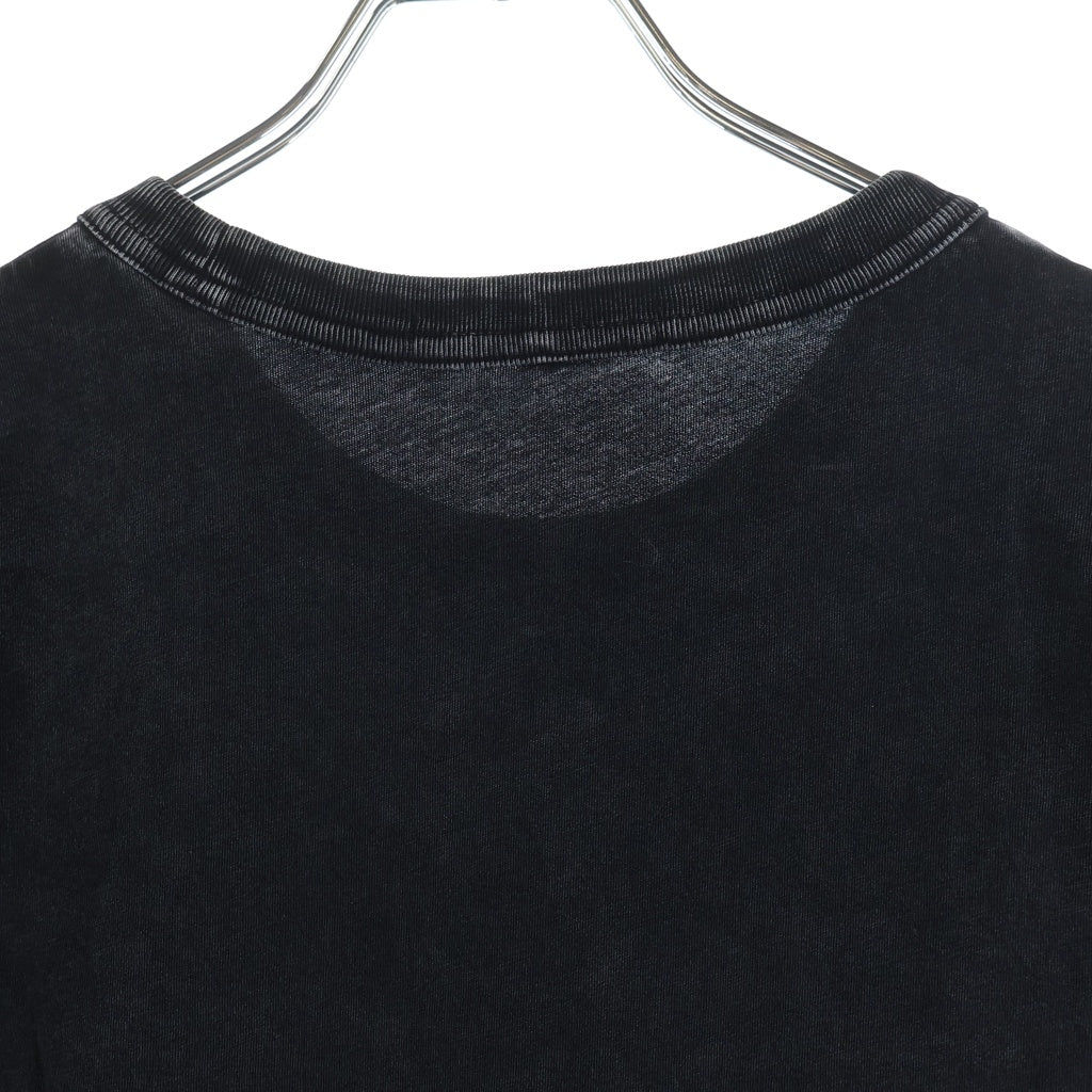 ALEXANDER WANG(アレキサンダーワン) Cropped T-Shirt フェード加工 クロップド半袖Tシャツ グレー