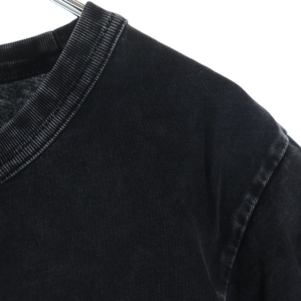 ALEXANDER WANG(アレキサンダーワン) Cropped T-Shirt フェード加工 クロップド半袖Tシャツ グレー