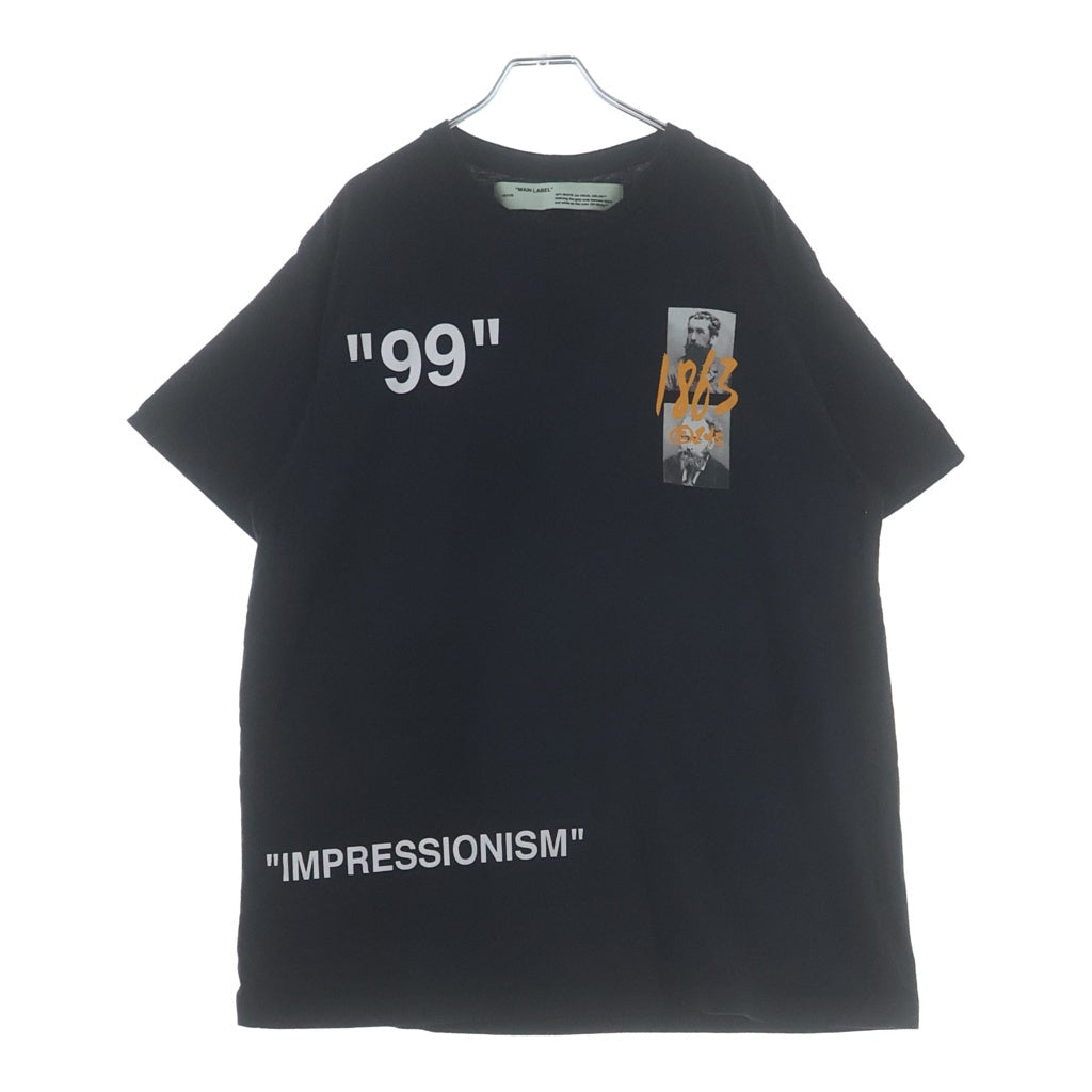 OFF-WHITE(オフホワイト) 19SS Summer Over T-shirt オーバーサイズ半袖Tシャツ ブラック OMAA038R19185009