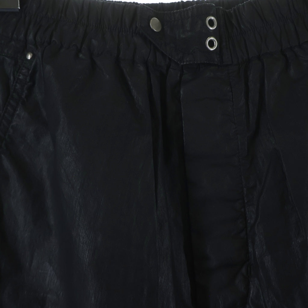 DRKSHDW(ダークシャドウ) 21SS Coating Pants コーティング パンツ ブラック DS21S2327-PW