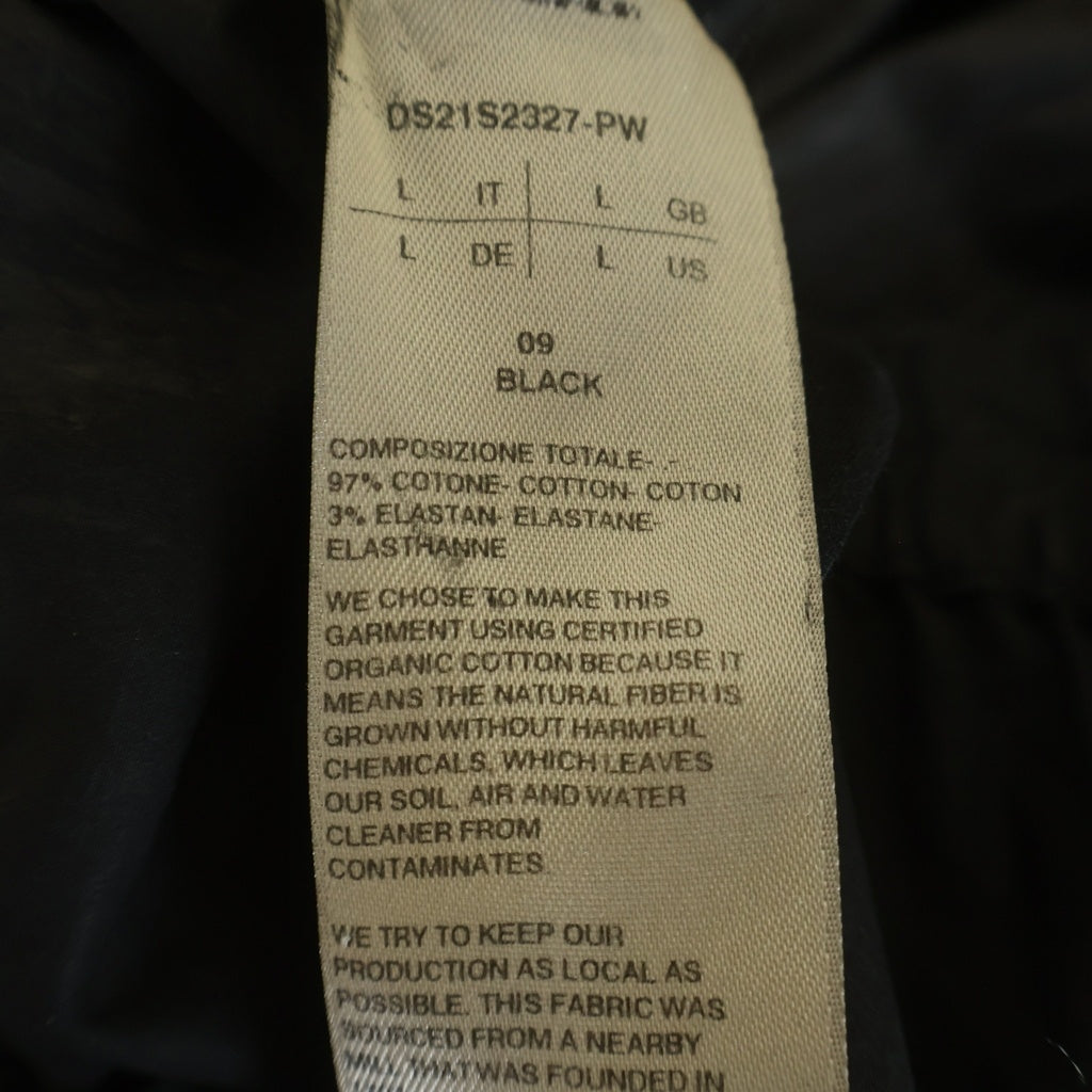 DRKSHDW(ダークシャドウ) 21SS Coating Pants コーティング パンツ ブラック DS21S2327-PW