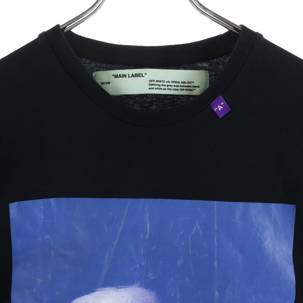 OFF-WHITE(オフホワイト) 18AW Diag Bernini L/S T-Shirt ベルニーニ 長袖Tシャツ ロンT ブラック OMAB001F18185011