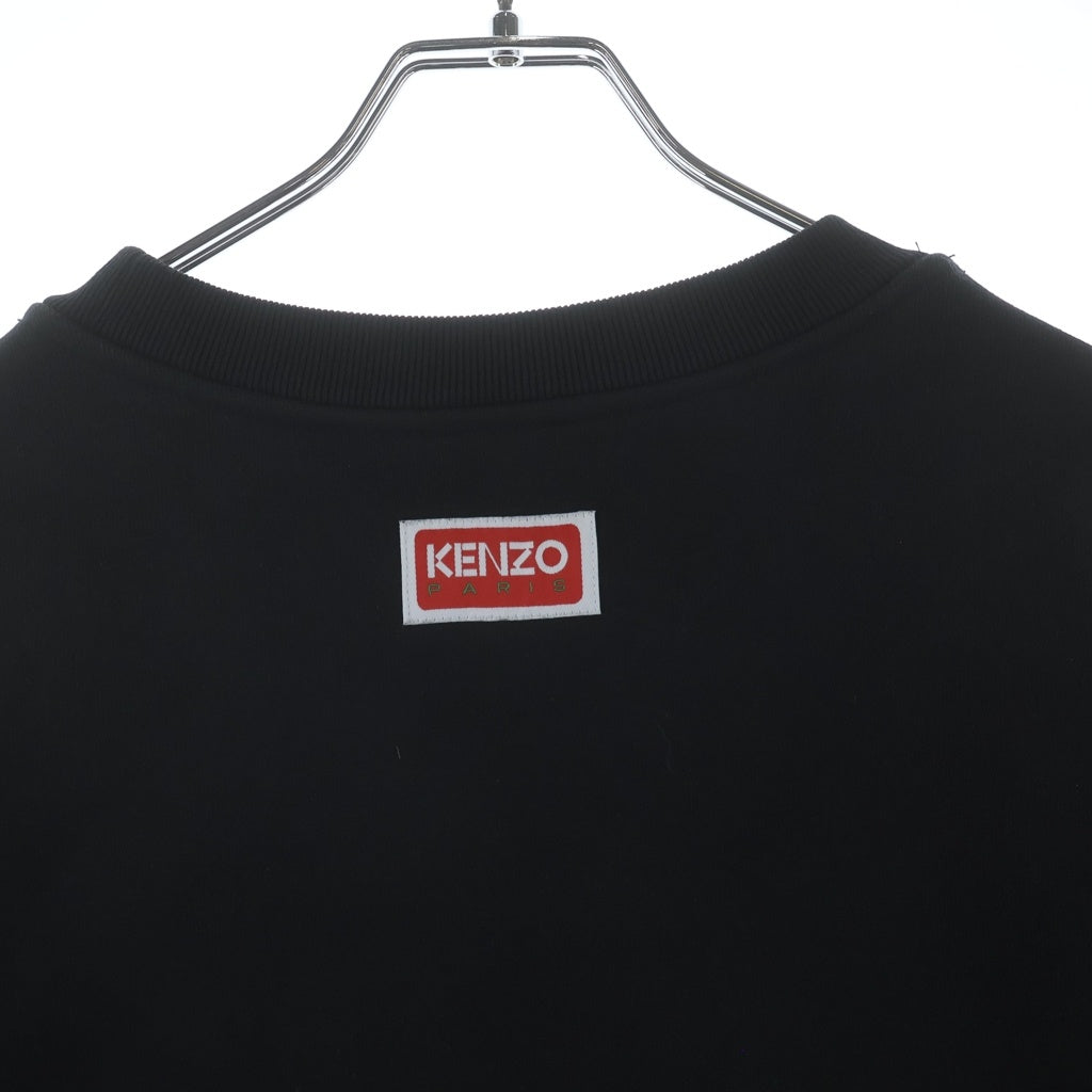 KENZO(ケンゾー) Boke Flower Sweatshirt クルーネックスウェットトレーナー ブラック FD55SW4454ME