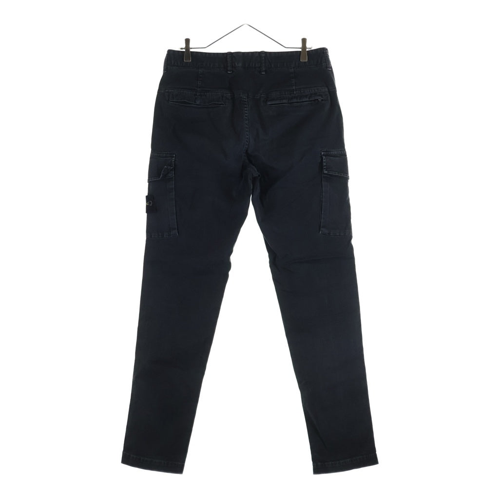 STONE ISLAND(ストーンアイランド) TYPE-SL Cargo Pants ロゴワッペン フェード加工 カーゴパンツ ブラック 7315318L1