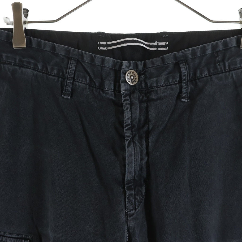 STONE ISLAND(ストーンアイランド) TYPE-SL Cargo Pants ロゴワッペン フェード加工 カーゴパンツ ブラック 7315318L1