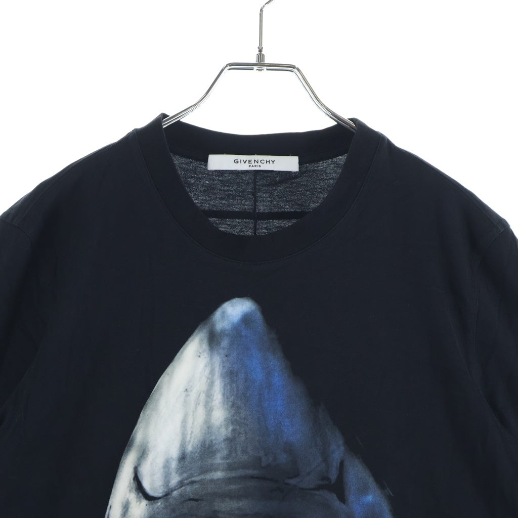 GIVENCHY(ジバンシィ) Cuban Fit Shark Print T-Shirt シャークプリント 半袖Tシャツ ブラック BM70483Y0H