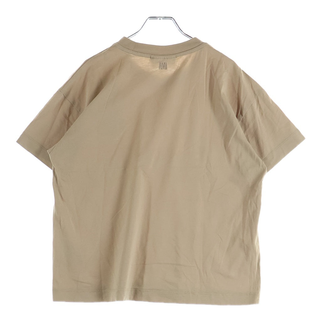 AMI Alexandre Mattiussi(アミアレクサンドルマテュッシ) T-Shirt ハートロゴ 半袖Tシャツ ベージュ A21FJ109.723