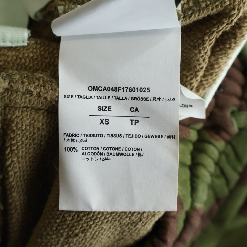 OFF-WHITE(オフホワイト) 17AW Sweatpants カモフラージュ 迷彩スウェットパンツ カーキ OMCA048F17601025