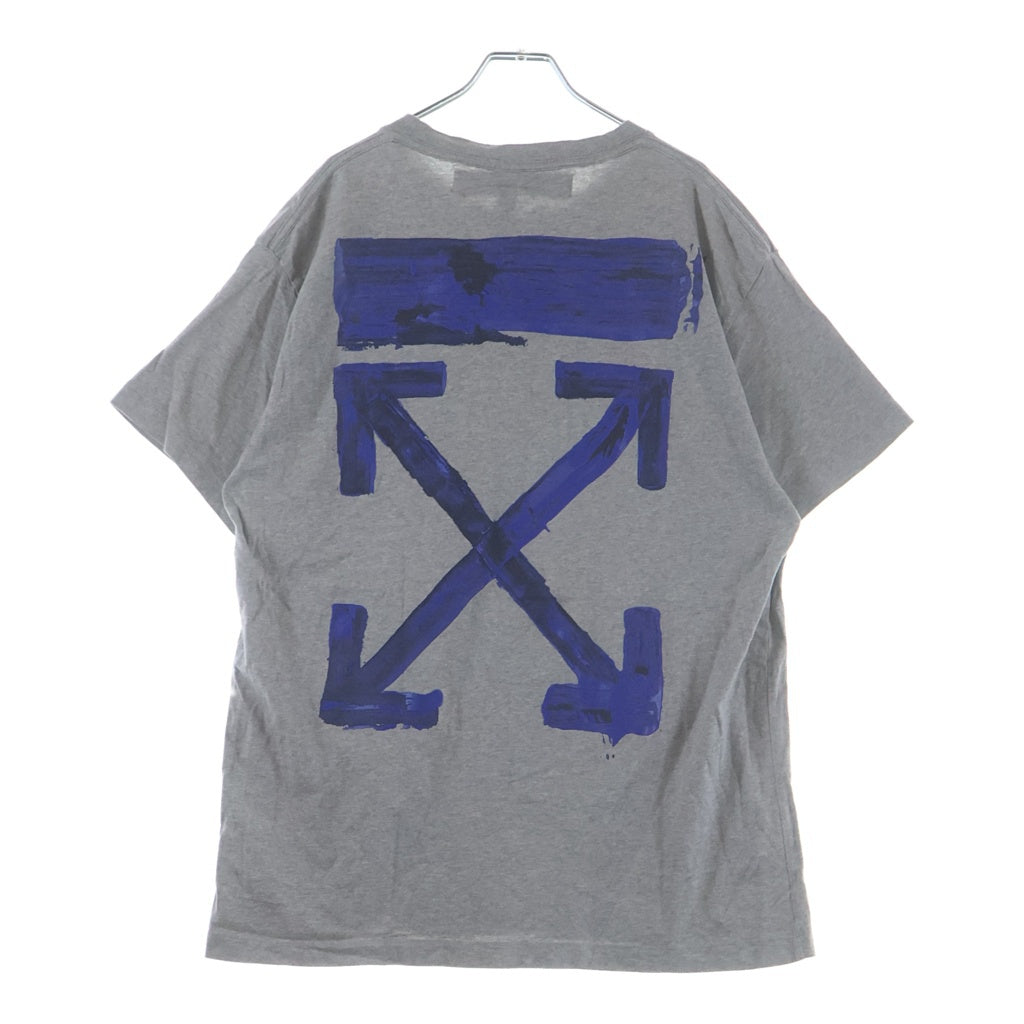 OFF-WHITE(オフホワイト) 19AW Acrylic T-Shirt 半袖Tシャツ グレー OMAA038F19185010