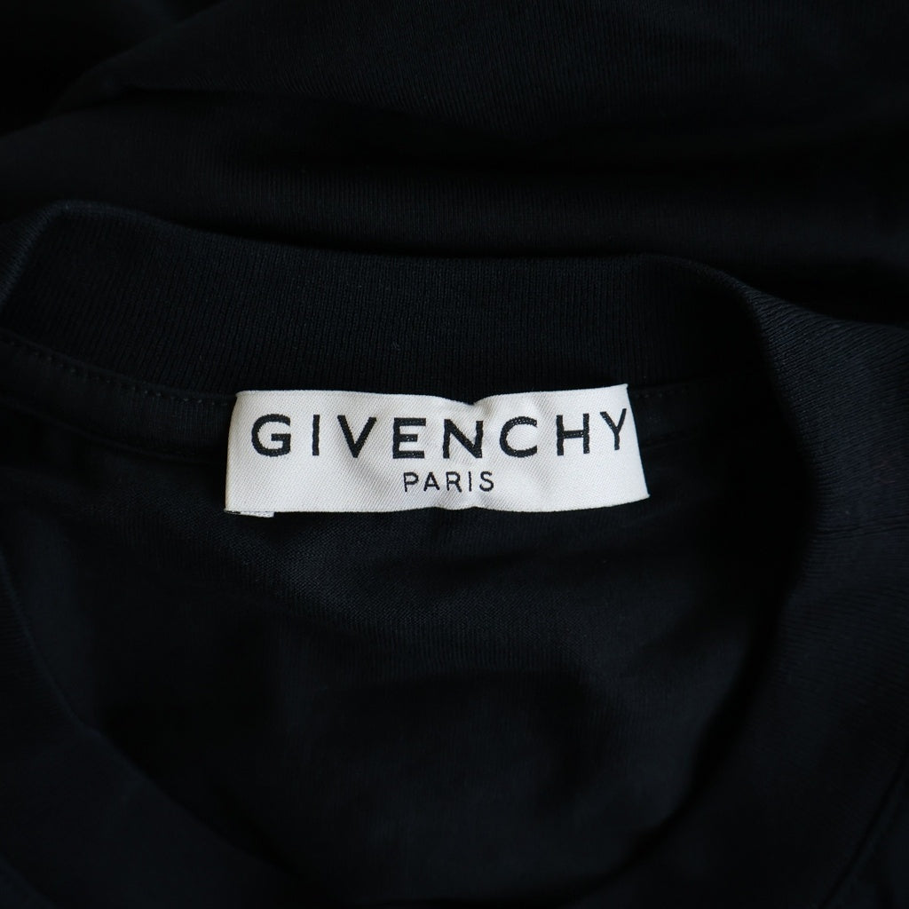 GIVENCHY(ジバンシィ) 18SS Rottweiler T-Shirt ロットワイラー ドッグプリント半袖Tシャツ ブラック BM705L3Y1P