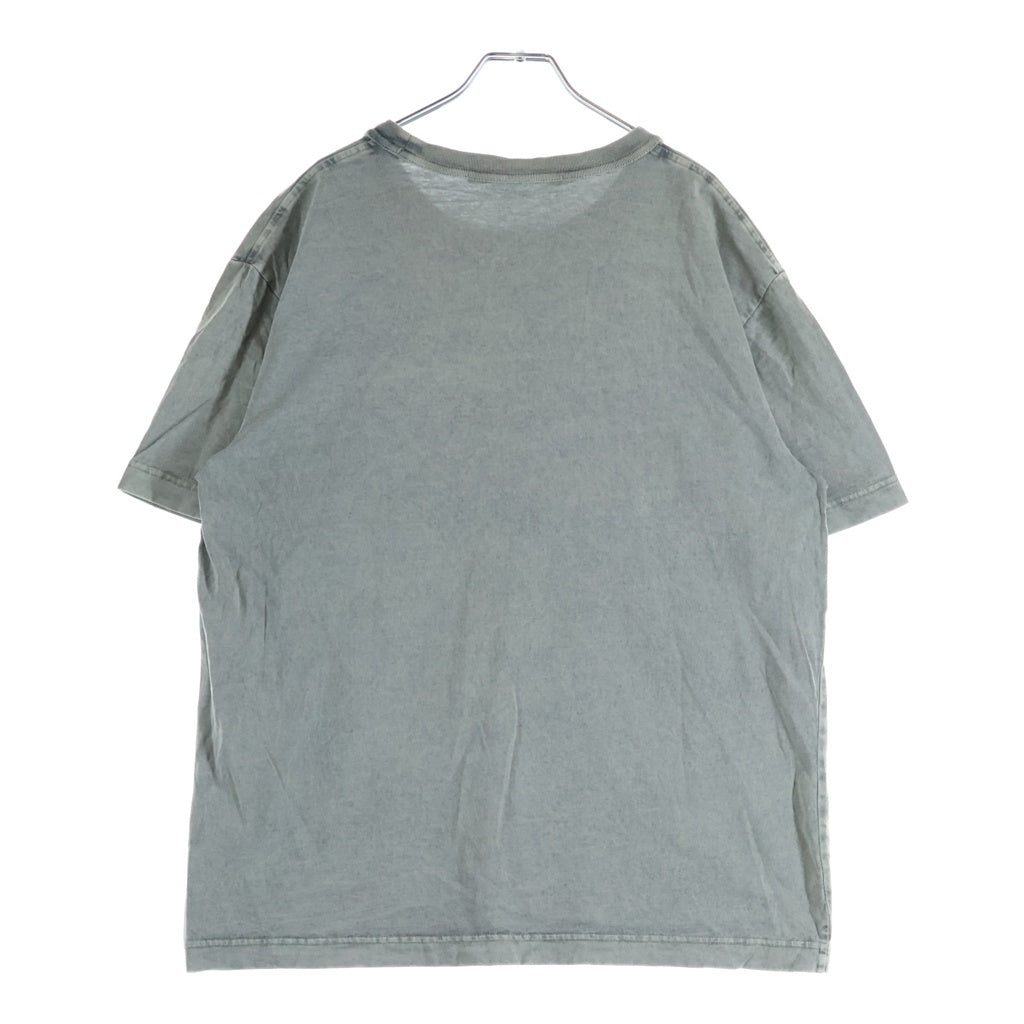 ALEXANDER WANG(アレキサンダーワン) Emboss T-Shirt エンボスロゴ フェード加工 半袖Tシャツ グレー