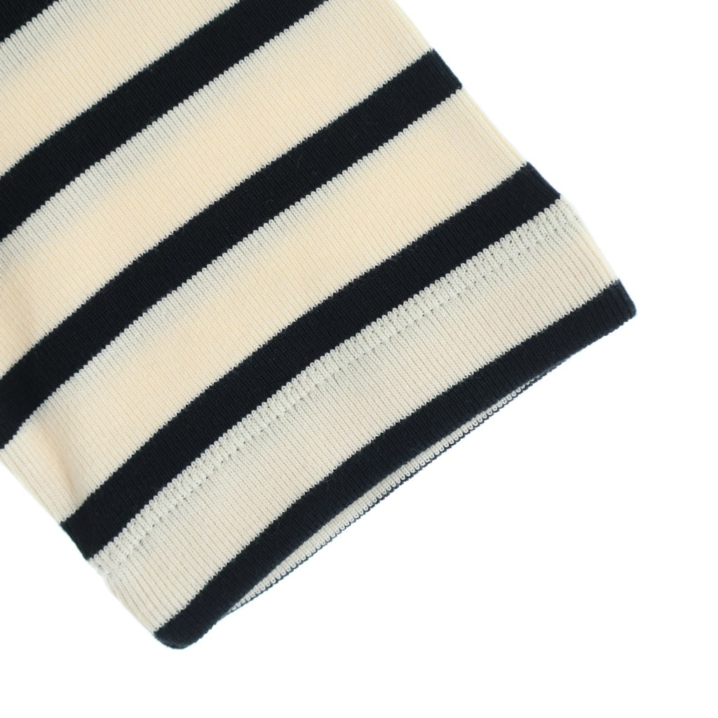 JIL SANDER +(ジルサンダープラス) 21SS T-Shirt ボーダー半袖Tシャツ アイボリー JPPU707524